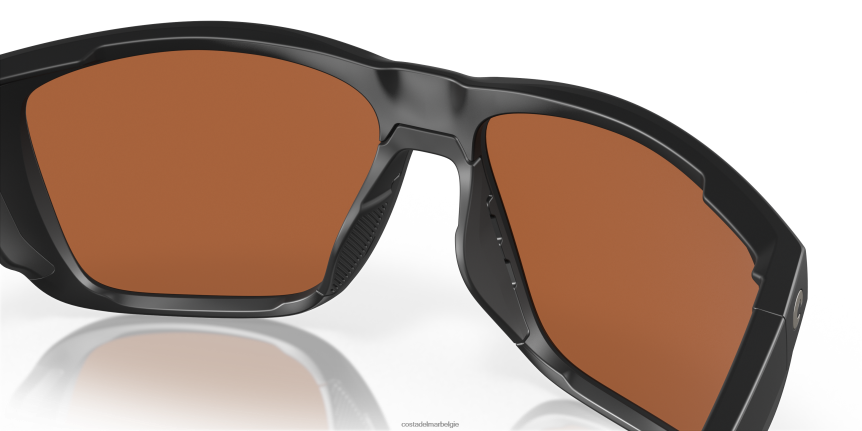 zonnebril zijn Costa Del Mar Heren ferg xl mat zwart 8VFDF143