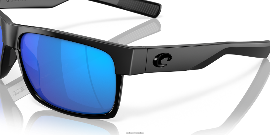 zonnebril zijn Costa Del Mar Heren halve Maan glanzend zwart 8VFDF184