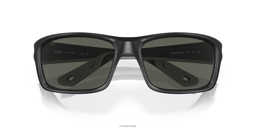 zonnebril zijn Costa Del Mar Heren jose pro mat zwart 8VFDF266