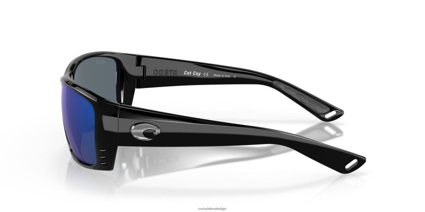zonnebril zijn Costa Del Mar Heren kat cay glanzend zwart 8VFDF172
