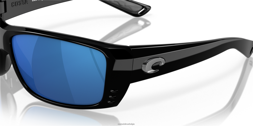 zonnebril zijn Costa Del Mar Heren kat cay glanzend zwart 8VFDF172