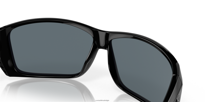 zonnebril zijn Costa Del Mar Heren kat cay glanzend zwart 8VFDF172
