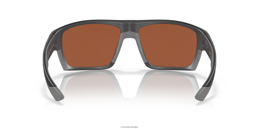 zonnebril zijn Costa Del Mar Heren kerel mat zwart 8VFDF189