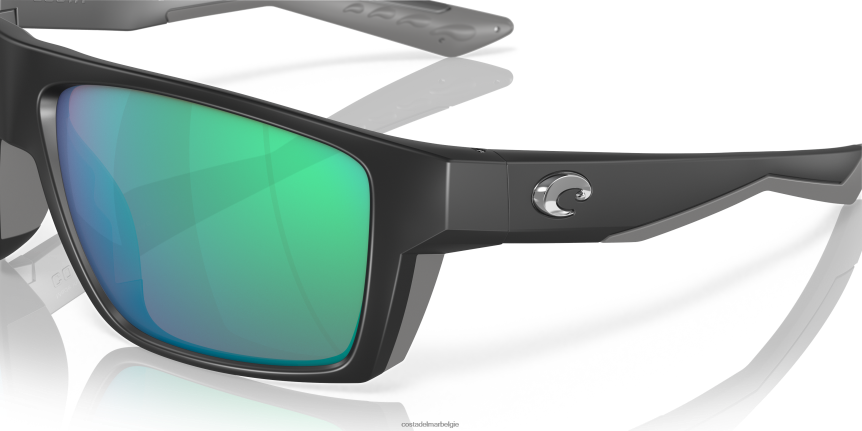 zonnebril zijn Costa Del Mar Heren kerel mat zwart 8VFDF189