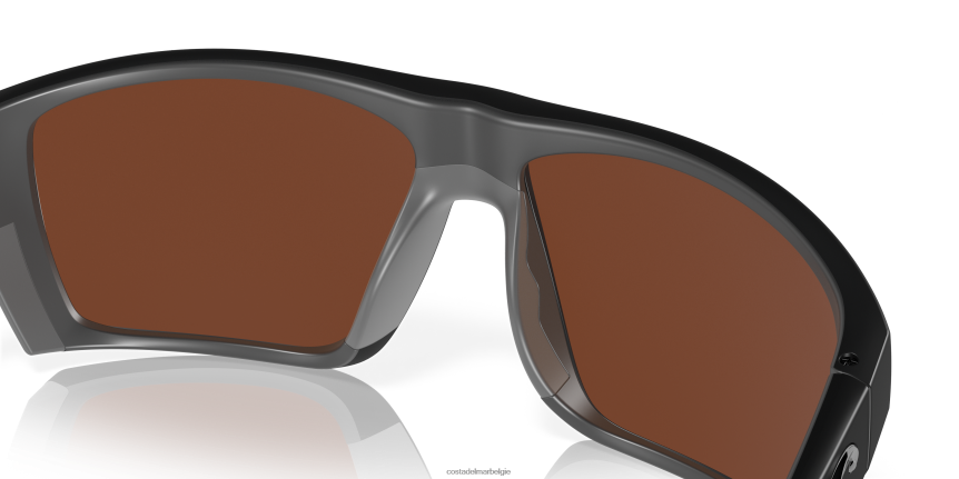 zonnebril zijn Costa Del Mar Heren kerel mat zwart 8VFDF189