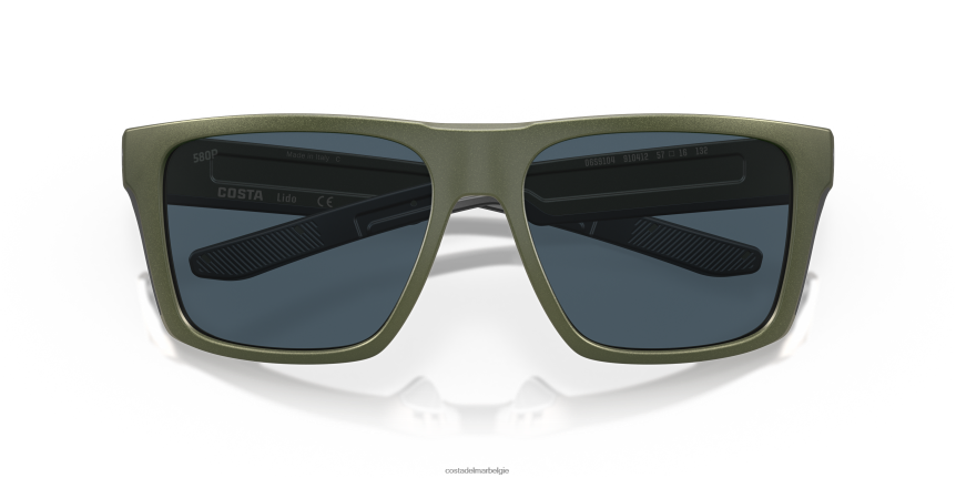 zonnebril zijn Costa Del Mar Heren lido staalgrijs metallic 8VFDF237