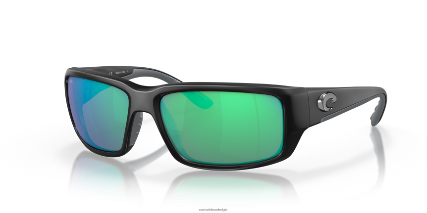 zonnebril zijn Costa Del Mar Heren pauwstaart mat zwart 8VFDF124