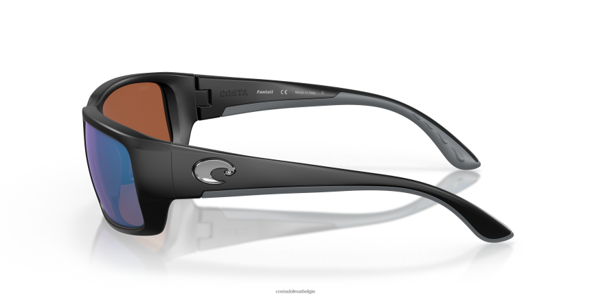 zonnebril zijn Costa Del Mar Heren pauwstaart mat zwart 8VFDF124