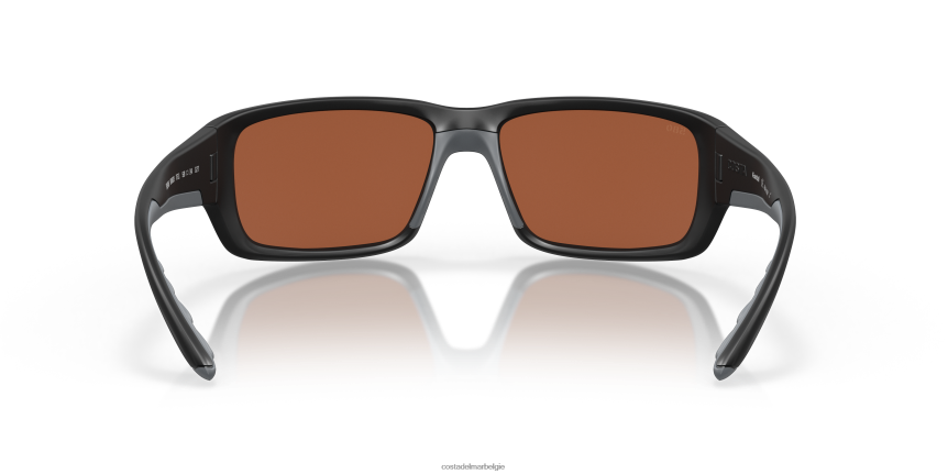 zonnebril zijn Costa Del Mar Heren pauwstaart mat zwart 8VFDF124