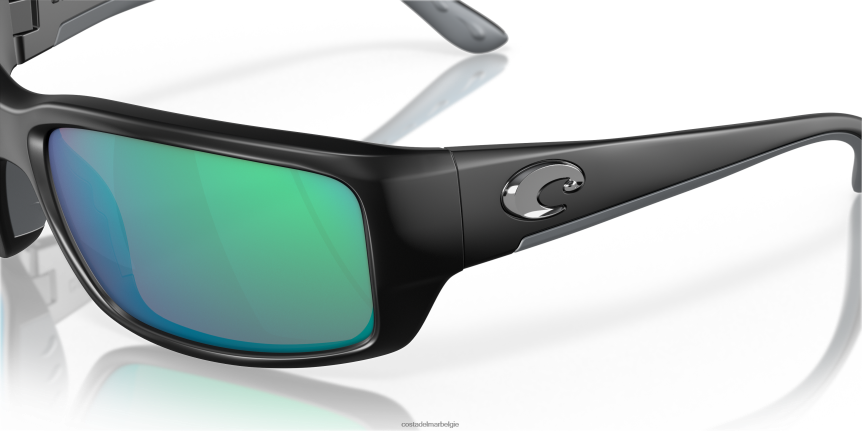 zonnebril zijn Costa Del Mar Heren pauwstaart mat zwart 8VFDF124