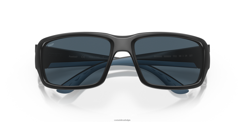 zonnebril zijn Costa Del Mar Heren pauwstaart mat zwart 8VFDF126