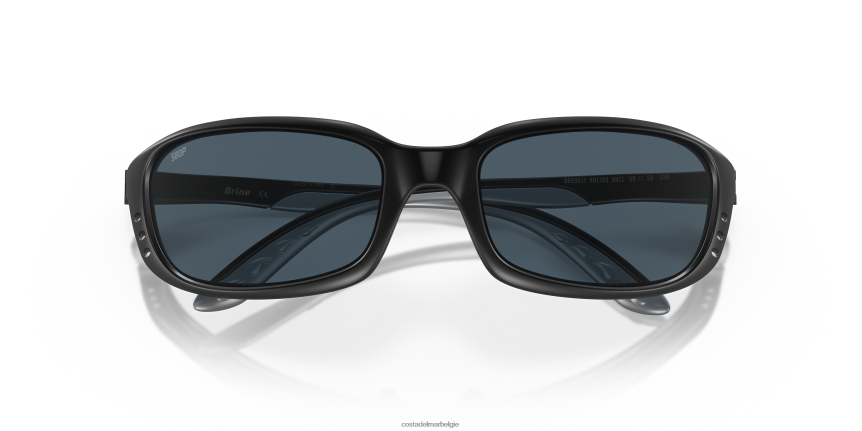 zonnebril zijn Costa Del Mar Heren pekel mat zwart 8VFDF169