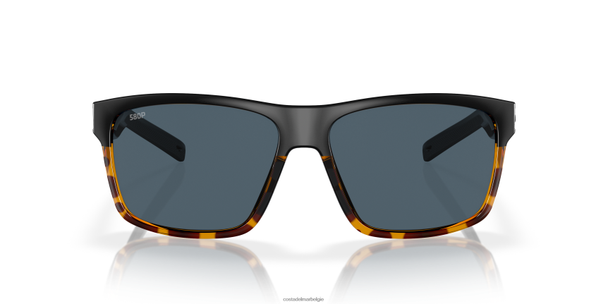 zonnebril zijn Costa Del Mar Heren slap tij zwart/glimmende schildpad 8VFDF253