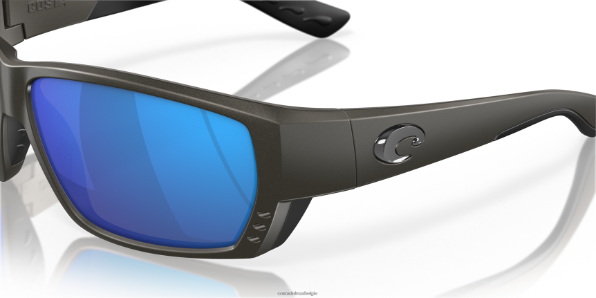 zonnebril zijn Costa Del Mar Heren tonijn steegje mat staalgrijs metallic 8VFDF130