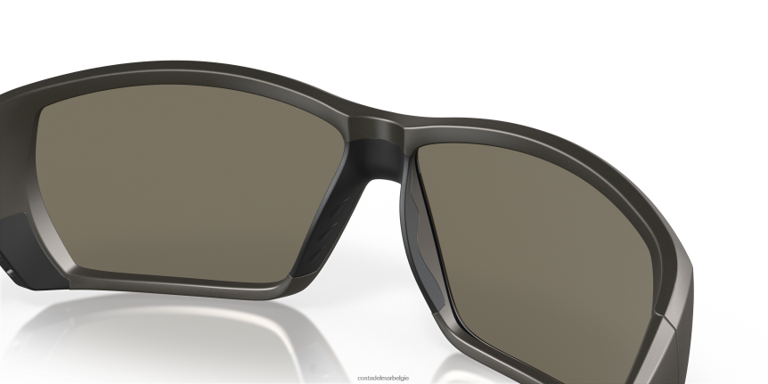 zonnebril zijn Costa Del Mar Heren tonijn steegje mat staalgrijs metallic 8VFDF130