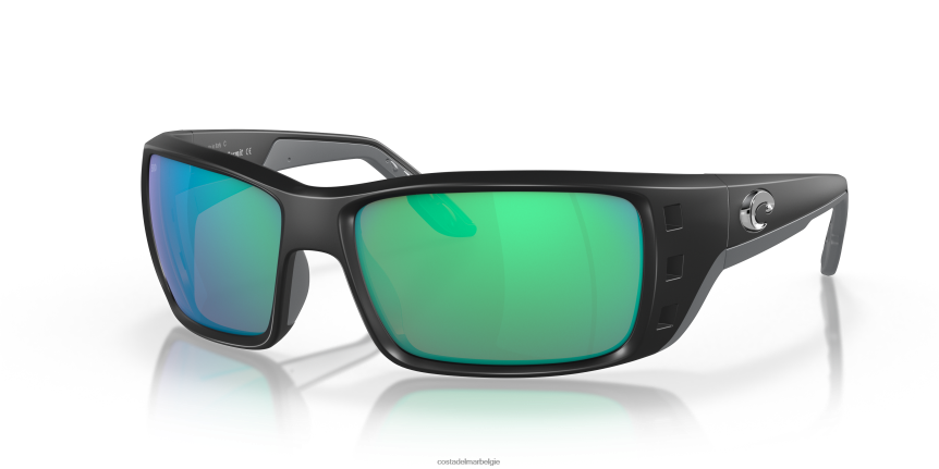 zonnebril zijn Costa Del Mar Heren vergunning mat zwart 8VFDF218