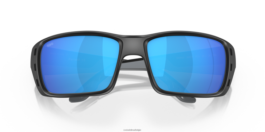 zonnebril zijn Costa Del Mar Heren vergunning mat zwart 8VFDF219