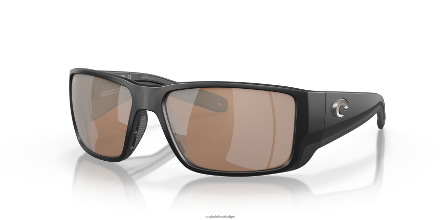 zonnebril zijn Costa Del Mar Heren zwartfin pro mat zwart 8VFDF291