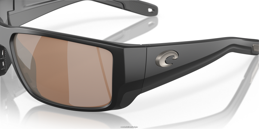 zonnebril zijn Costa Del Mar Heren zwartfin pro mat zwart 8VFDF291