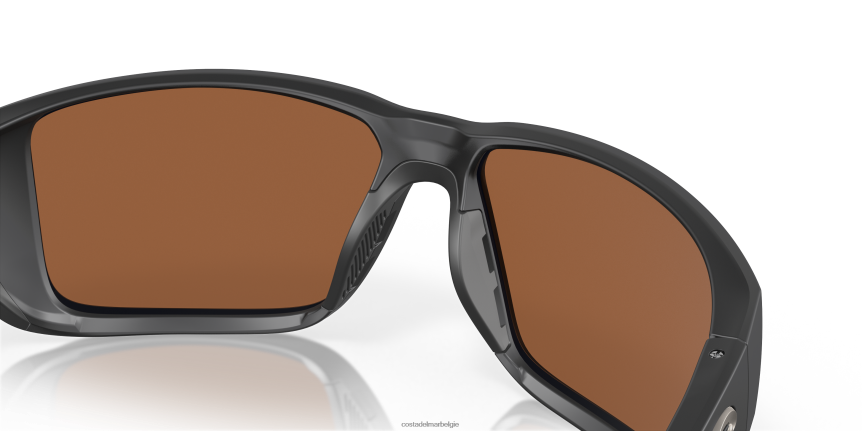 zonnebril zijn Costa Del Mar Heren zwartfin pro mat zwart 8VFDF291