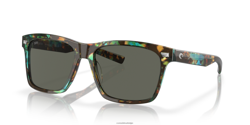 zonnebril zijn Costa Del Mar Heren aransa's glanzende oceaanschildpad 8VFDF89