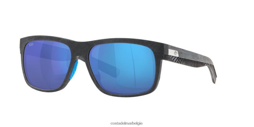 zonnebril zijn Costa Del Mar Heren baffin net grijs met blauw rubber 8VFDF70