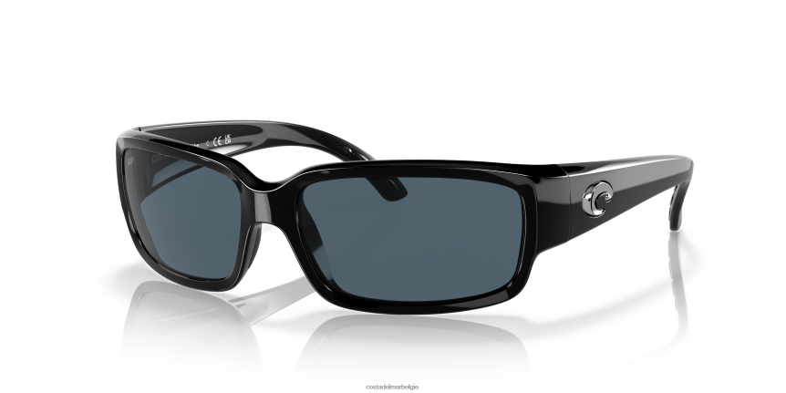 zonnebril zijn Costa Del Mar Heren caballito glanzend zwart 8VFDF27