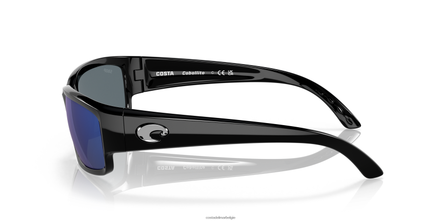 zonnebril zijn Costa Del Mar Heren caballito glanzend zwart 8VFDF29