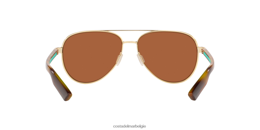 zonnebril zijn Costa Del Mar Heren peli geborsteld goud 8VFDF57