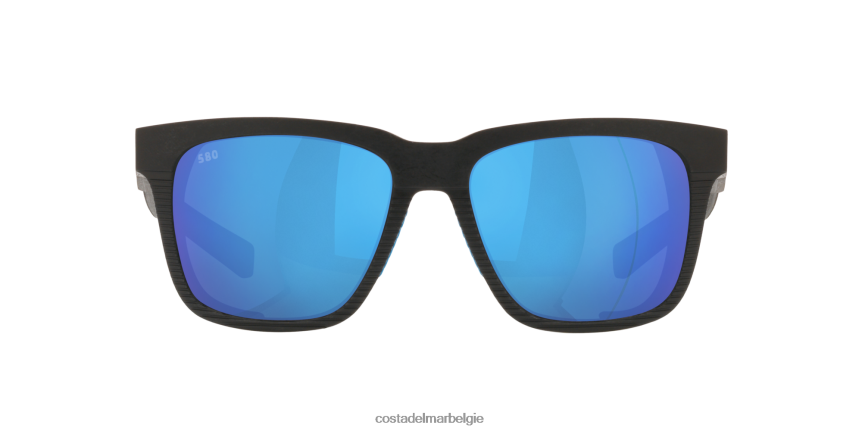zonnebril zijn Costa Del Mar Heren pescador met zijschild net grijs met blauw rubber 8VFDF69