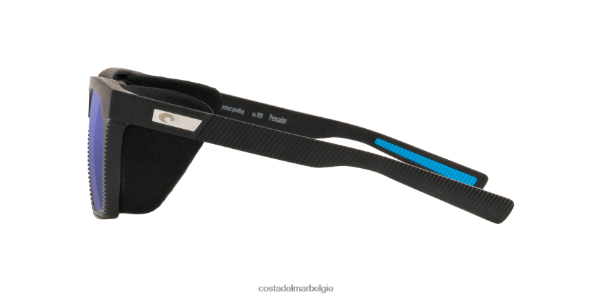 zonnebril zijn Costa Del Mar Heren pescador met zijschild net grijs met blauw rubber 8VFDF69