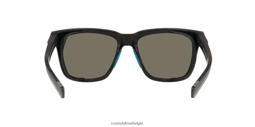zonnebril zijn Costa Del Mar Heren pescador met zijschild net grijs met blauw rubber 8VFDF69