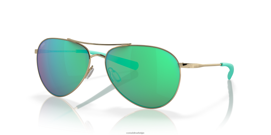 zonnebril zijn Costa Del Mar Heren pijper glanzend goud 8VFDF98