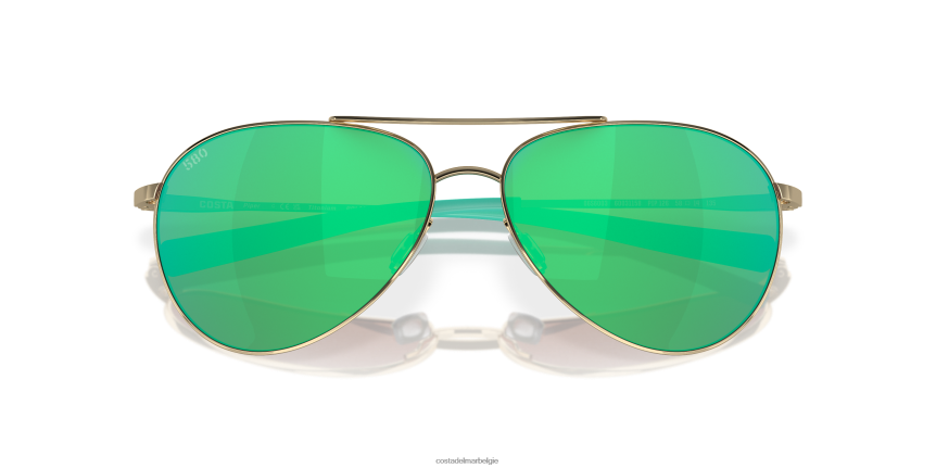 zonnebril zijn Costa Del Mar Heren pijper glanzend goud 8VFDF98