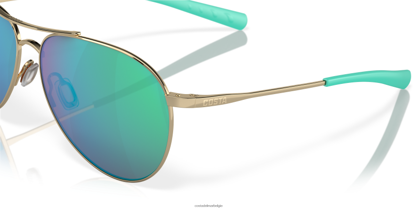 zonnebril zijn Costa Del Mar Heren pijper glanzend goud 8VFDF98