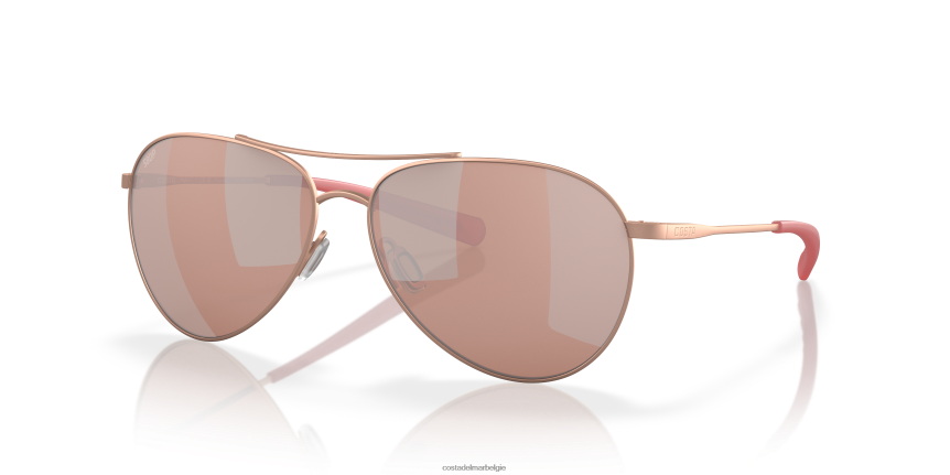 zonnebril zijn Costa Del Mar Heren pijper satijn rosé goud 8VFDF101