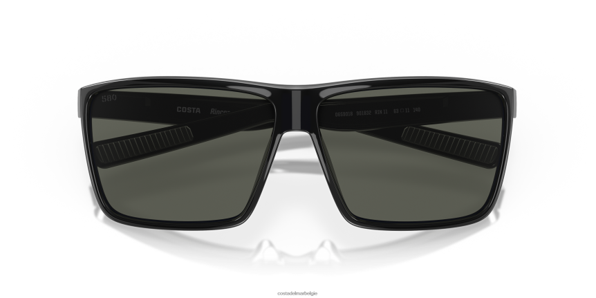 zonnebril zijn Costa Del Mar Heren rincon glanzend zwart 8VFDF15
