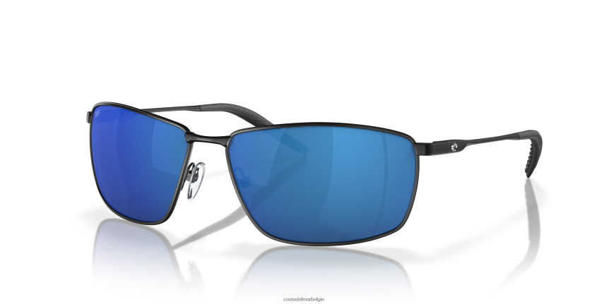 zonnebril zijn Costa Del Mar Heren torentje mat zwart 8VFDF108