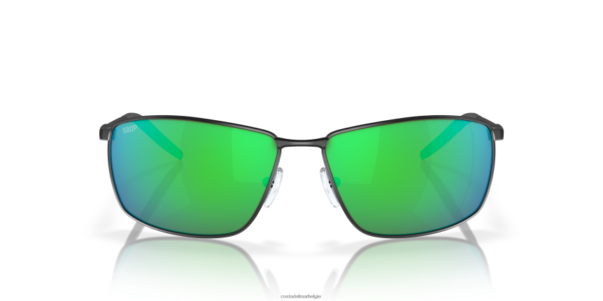 zonnebril zijn Costa Del Mar Heren torentje mat zwart 8VFDF109