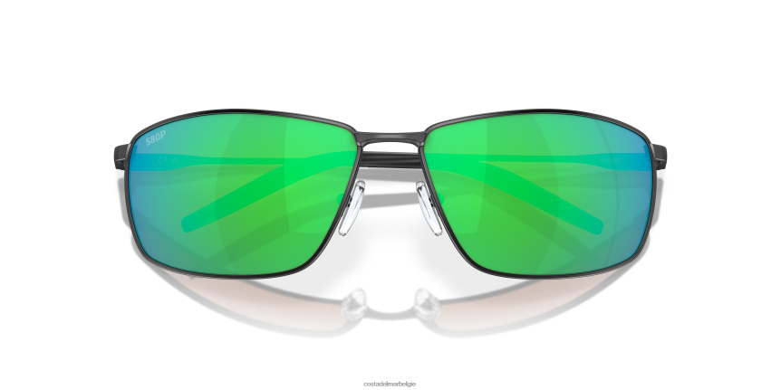 zonnebril zijn Costa Del Mar Heren torentje mat zwart 8VFDF109