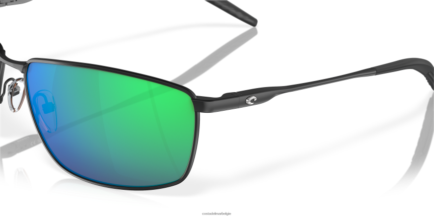 zonnebril zijn Costa Del Mar Heren torentje mat zwart 8VFDF109