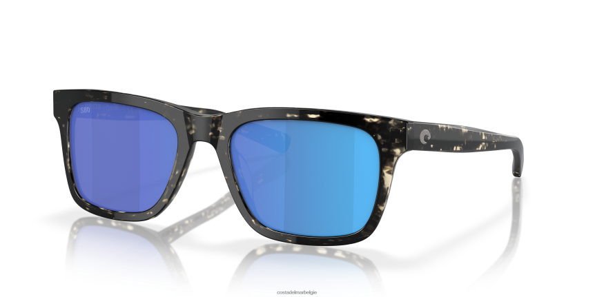 zonnebril zijn Costa Del Mar Heren tybee glanzende zwarte kelp 8VFDF60