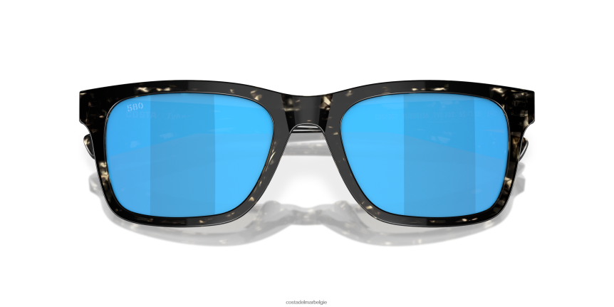 zonnebril zijn Costa Del Mar Heren tybee glanzende zwarte kelp 8VFDF60