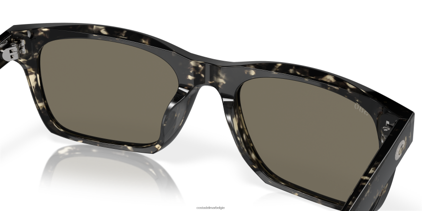 zonnebril zijn Costa Del Mar Heren tybee glanzende zwarte kelp 8VFDF60