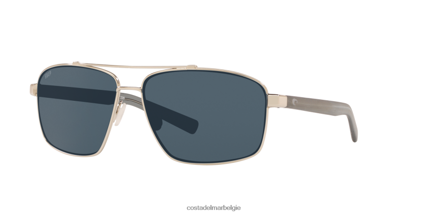 zonnebril zijn Costa Del Mar Heren vlaggever zilver 8VFDF105