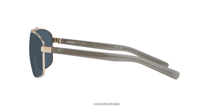 zonnebril zijn Costa Del Mar Heren vlaggever zilver 8VFDF105