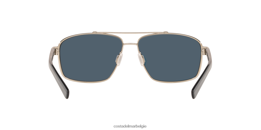 zonnebril zijn Costa Del Mar Heren vlaggever zilver 8VFDF105