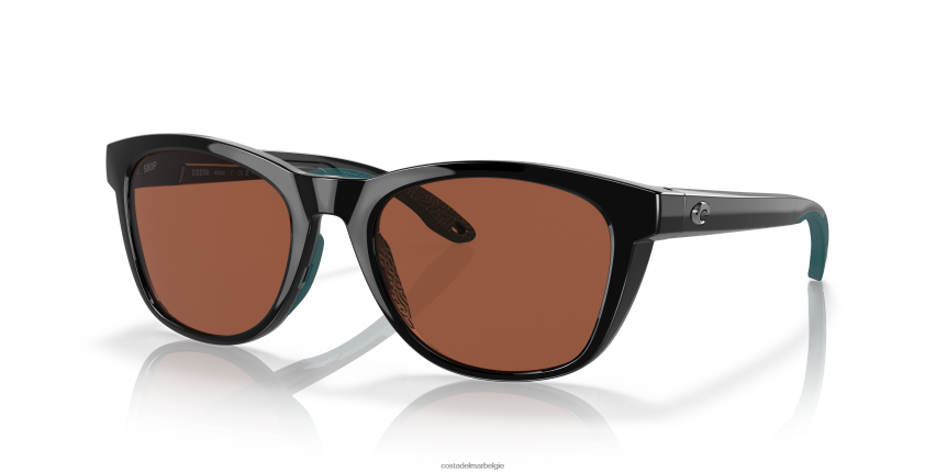 zonnebril zijn Costa Del Mar vrouwen aleta zwart 8VFDF924
