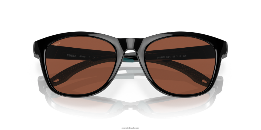 zonnebril zijn Costa Del Mar vrouwen aleta zwart 8VFDF924