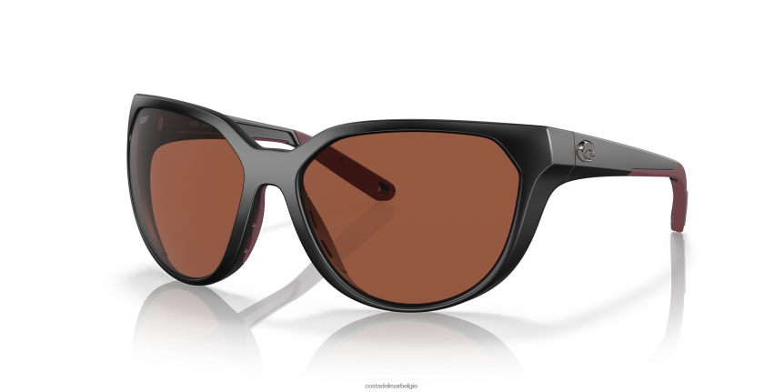 zonnebril zijn Costa Del Mar vrouwen eendagsvlieg mat zwart 8VFDF930